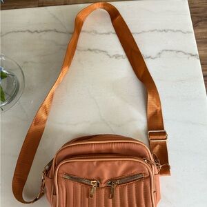 Stylish Tan Crossbody Bag